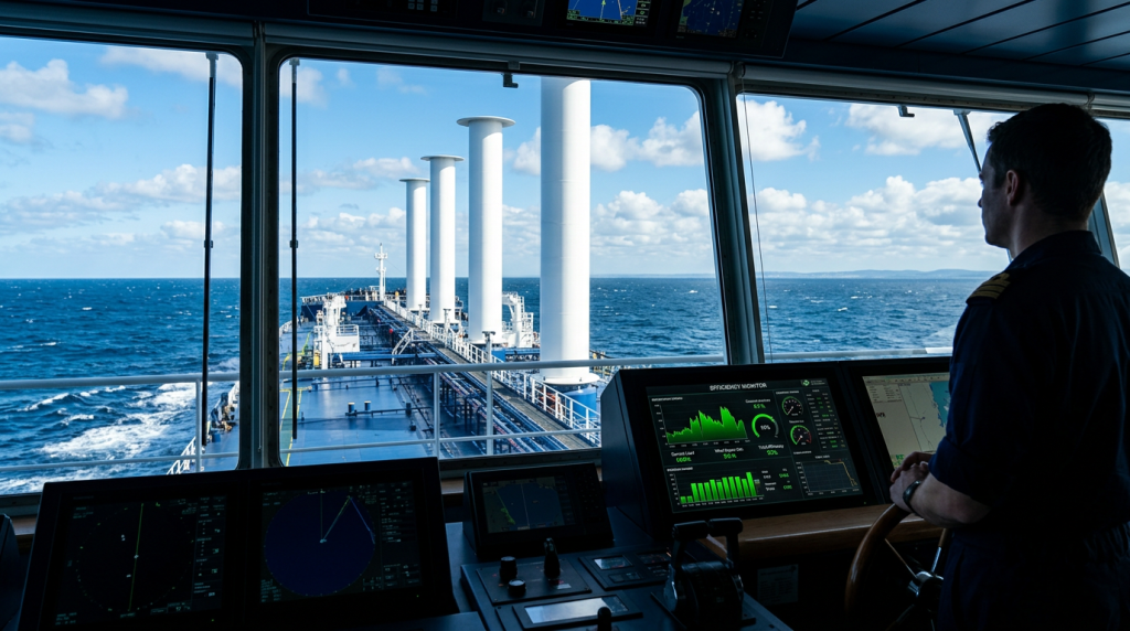 Como o efeito Magnus nas velas rígidas de sucção melhora a eficiência energética e reduz as emissões nos navios petroleiros