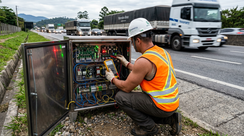 Como os pavimentos piezoelétricos em rodovias de carga podem gerar energia limpa e sustentável a partir da pressão dos caminhões