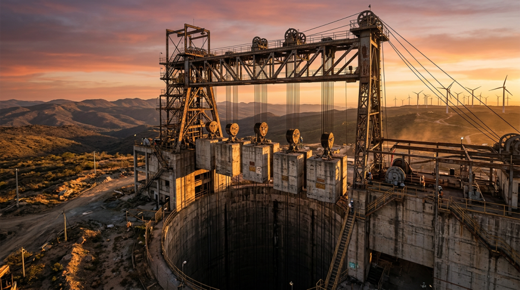 A tecnologia que transforma poços de minas em baterias gigantes de armazenamento de energia