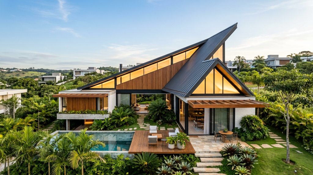 O telhado "dente de serra" que banha sua casa em luz natural e expulsa o bafo quente do teto automaticamente