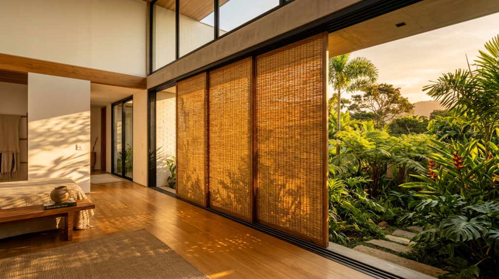 A parede que respira: como divisórias de fibra natural transformam casas compactas em ambientes vivos