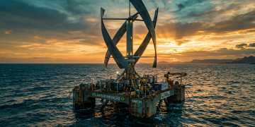 O pião gigante no oceano que gera energia eólica com muito mais estabilidade que as hélices comuns