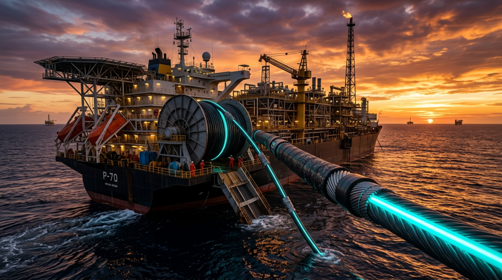 O sistema nervoso digital que "ouve" o petróleo fluindo a 5.000 metros abaixo do solo