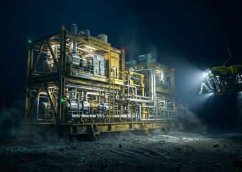 A fábrica fantasma de 3000 toneladas instalada no abismo do oceano que bombeia gás sem que nenhum humano precise de lá ir