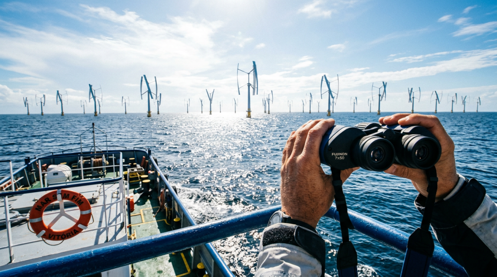 O pião gigante no oceano que gera energia eólica com muito mais estabilidade que as hélices comuns