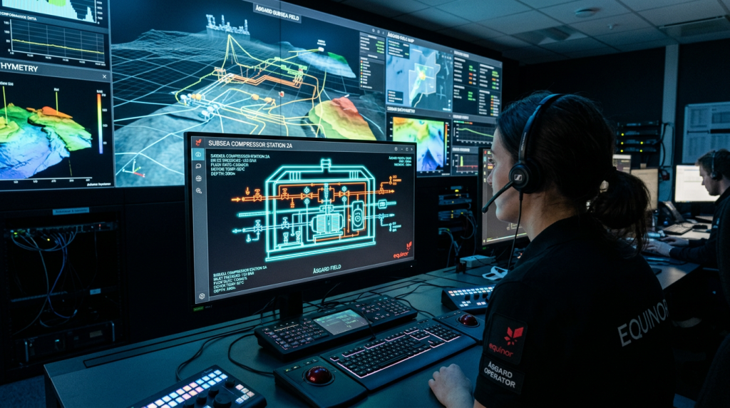 A fábrica fantasma de 3000 toneladas instalada no abismo do oceano que bombeia gás sem que nenhum humano precise de lá ir