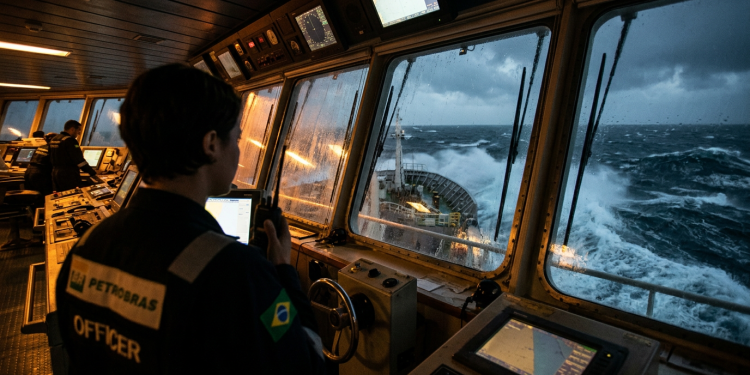 A tecnologia que mantém navios-sonda estáveis em alto-mar sem usar âncoras