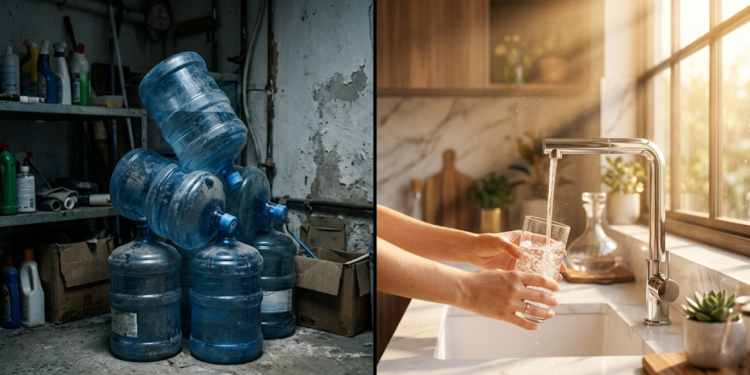 Quanto custa abastecer a casa com galões e como economizar mais de mil reais por ano com purificador