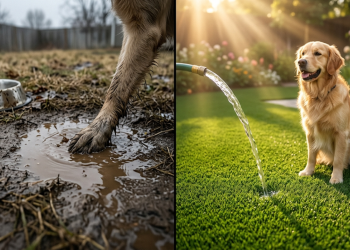 Chega de quintal sujo todos os dias, monte um sanitário canino e veja quanto custa resolver isso de vez