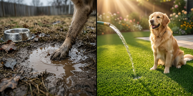 Chega de quintal sujo todos os dias, monte um sanitário canino e veja quanto custa resolver isso de vez