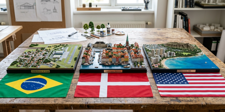 Cidades que lideram rankings globais de qualidade de vida com pilares semelhantes.