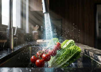 Quanto custa instalar na pia um sistema que remove sujeira e bactérias dos alimentos na hora