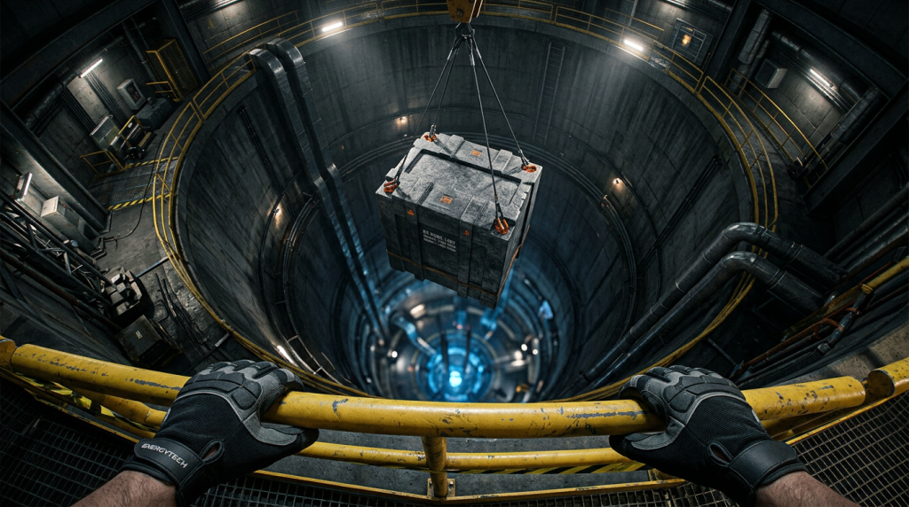 O engenhoso sistema suíço que armazena energia limpa levantando blocos de concreto de 35 toneladas para usar a gravidade como uma bateria infinita