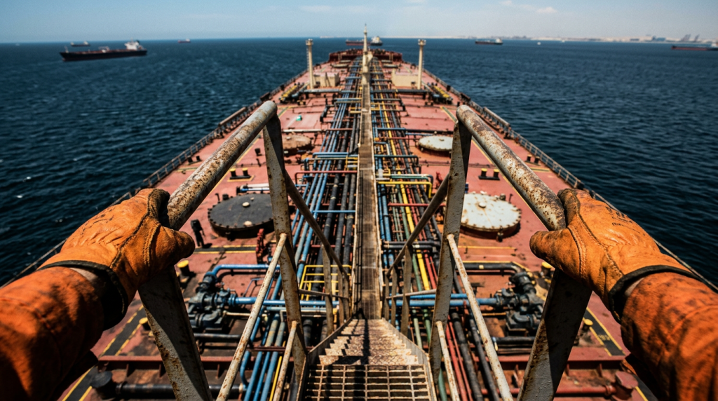 O colossal navio petroleiro de quase meio quilômetro de comprimento que transportava energia suficiente para abastecer um país inteiro