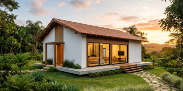 A planta inteligente de casa evolutiva que começa com modestos 40 metros quadrados e permite ampliações futuras para até 90 metros sem precisar destelhar o imóvel