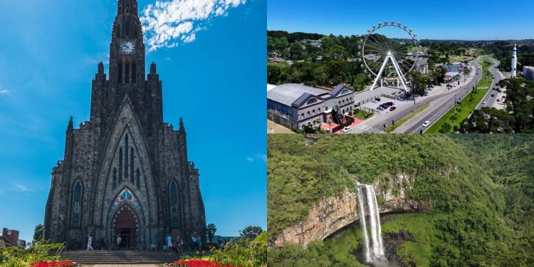 Cidade fundada há 81 anos é a maior do Rio Grande do Sul em parques temáticos, e encanta visitantes com sua cascata de 131 metros de altura em Canela
