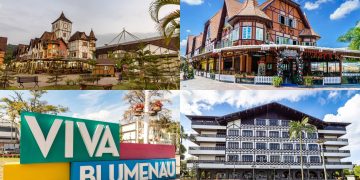 Cidade catarinense fundada em 1850 por imigrantes alemães reúne arquitetura típica e sedia a maior festa alemã de todas as Américas