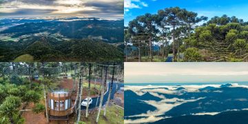 Com picos de 1.822 metros de altitude e recorde de neve, a cidade em Santa Catarina surge como um dos destinos mais gelados do Brasil