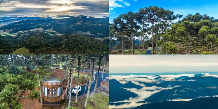 Com picos de 1.822 metros de altitude e recorde de neve, a cidade em Santa Catarina surge como um dos destinos mais gelados do Brasil