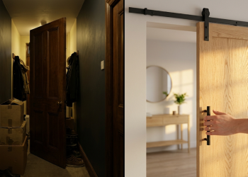 Quanto custa transformar porta comum em porta de correr e aproveitar melhor cada metro do ambiente