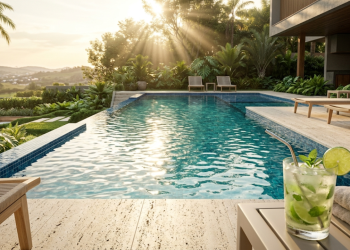 Escavação, concreto usinado e pastilhas, quanto custa construir uma piscina de alvenaria de 15 mil litros