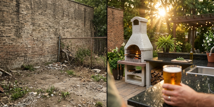 Saiba quanto custa montar uma área gourmet com churrasqueira pré moldada e pia de granito