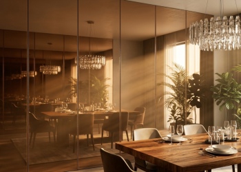 Veja quanto custa instalar uma parede de acrílico espelhado e como economizar com materiais leves que ampliam o espaço na hora