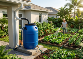 Veja quanto custa instalar tonéis e desviadores e como economizar até 30% na conta usando água da chuva no dia a dia