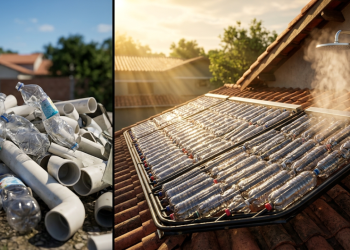 Quanto custa fazer aquecedor solar com garrafas PET e ter água quente gastando quase nada