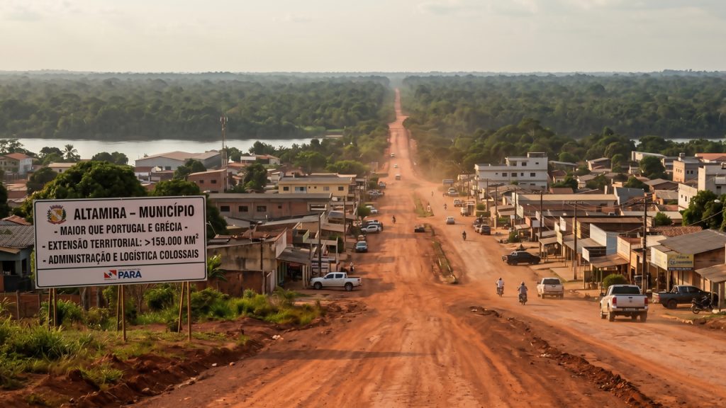 O gigantesco município na selva amazônica que possui um território maior que 100 nações do mundo e supera o tamanho de Portugal e da Grécia