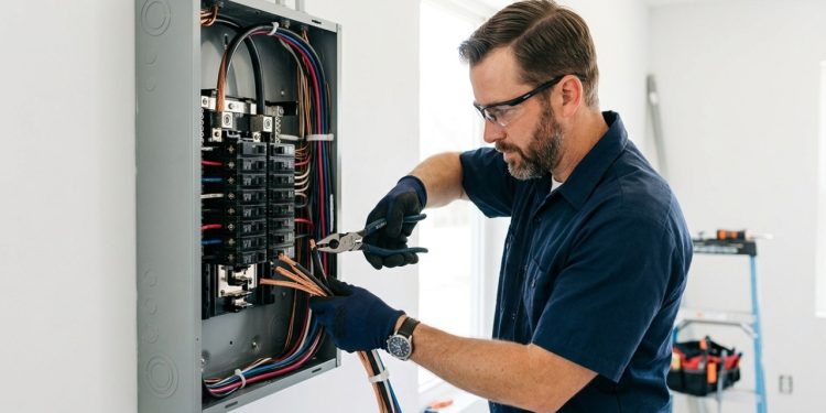 Quanto um eletricista cobra para refazer a fiação completa de uma casa antiga de 100 m² em 2026?