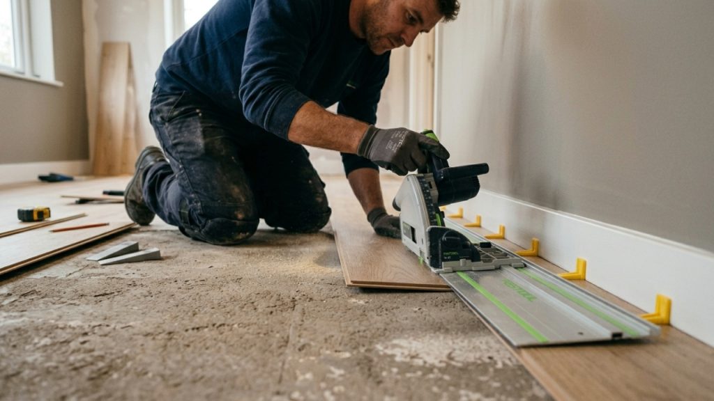 Quanto um instalador cobra para colocar piso laminado sobre a cerâmica antiga em 3 quartos médios em 2026?