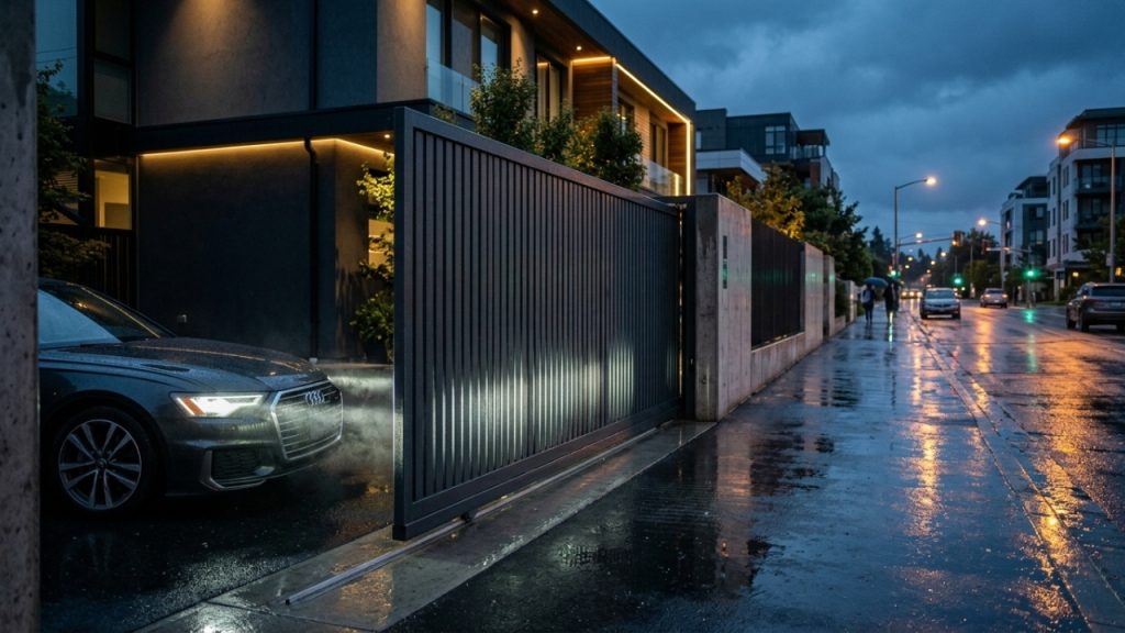 Quanto um serralheiro cobra para fazer um portão de garagem em 2026, e o que muda entre ferro, alumínio e motor automático