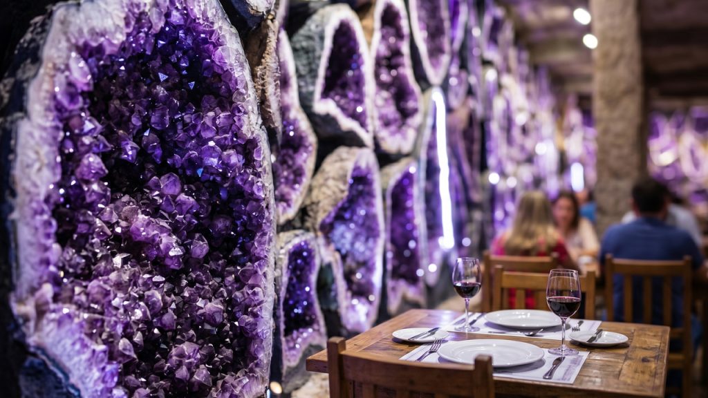 A deslumbrante cidade no sul do país onde igrejas restaurantes e vinícolas funcionam dentro de cavernas subterrâneas forradas de minerais