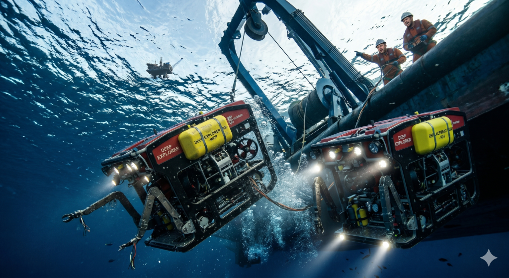 Operação de ROVs (Veículos Remotamente Operados)