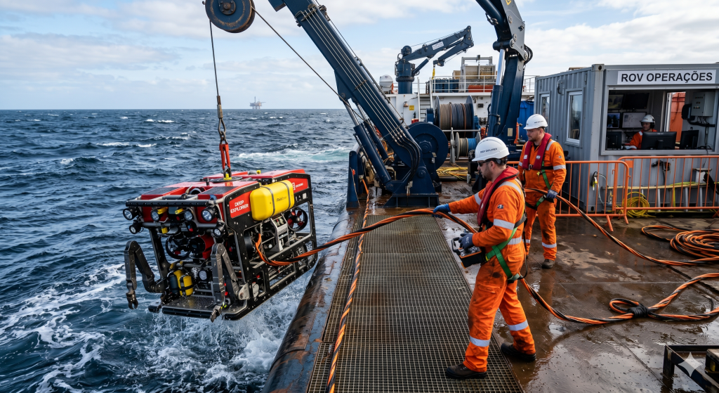 Operação de ROVs (Veículos Remotamente Operados)