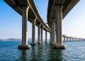 Ponte Baía de Jiaozhou na China - Imagem gerada com IA