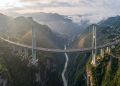 A colossal ponte estaiada erguida a 565 metros de altura sobre um cânion na Ásia: a travessia mais alta já construída pelo homem