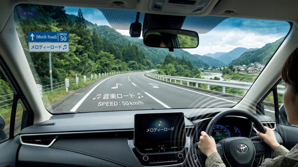 O bizarro projeto de asfalto no Japão e nos Estados Unidos que literalmente toca música dentro do carro para forçar os motoristas a andarem na velocidade certa