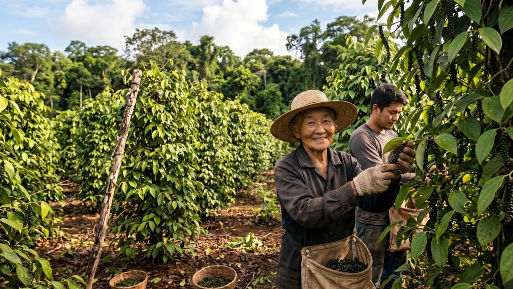 A pacata cidade isolada na selva amazônica que foi construída por japoneses e se tornou a capital mundial da pimenta preta