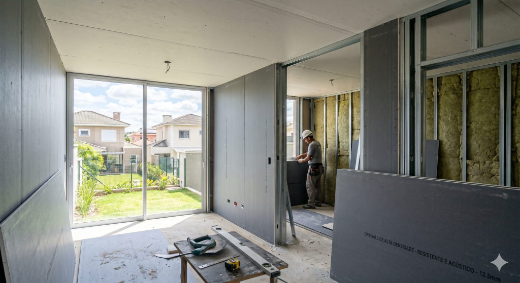 Drywall de alta densidade