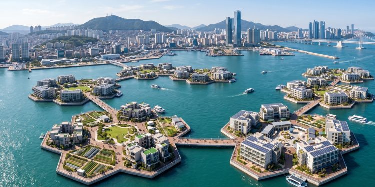 A 1ª cidade flutuante construída na Ásia com custo de 200 milhões de dólares como a maior aposta da engenharia para vencer o aumento do nível do mar em 2026