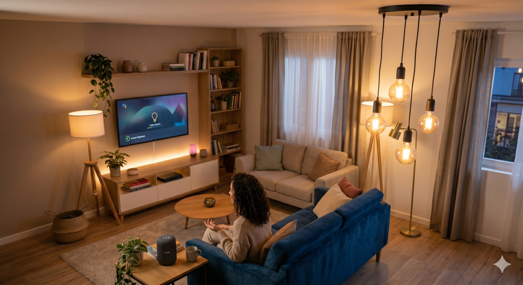Lâmpadas inteligentes cortam gastos de luz e mudam o clima da casa
