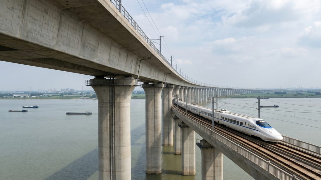 A monumental ponte asiática de 164 quilômetros sobre o lodo que engoliu o trabalho de 10 mil homens para criar uma estrutura capaz de rir de terremotos grau 8