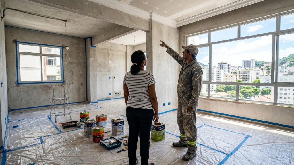 Quanto um pintor cobra para pintar uma casa de 75 m² em 2026?