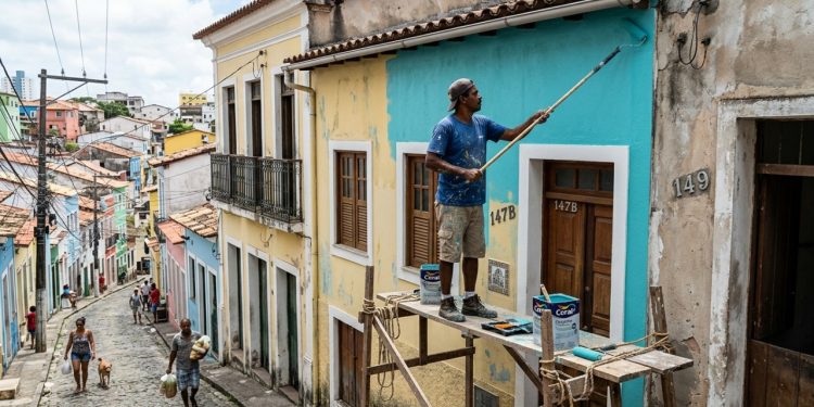 Quanto um pintor cobra para pintar uma casa de 75 m² em 2026?