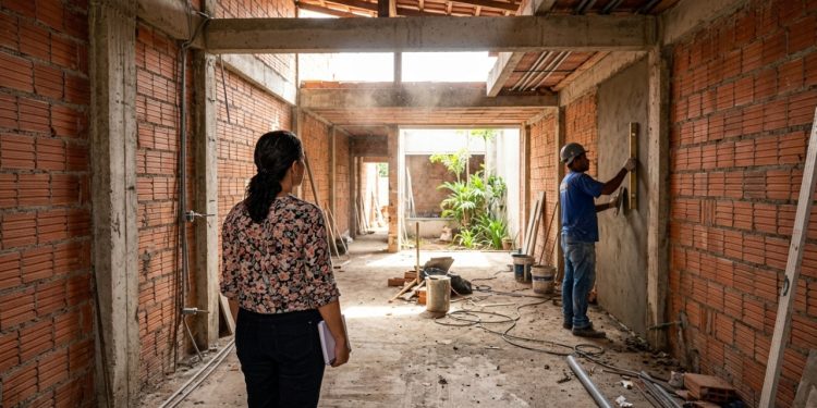 Quanto custa construir uma casa de 74 m2 em terreno 5x25
