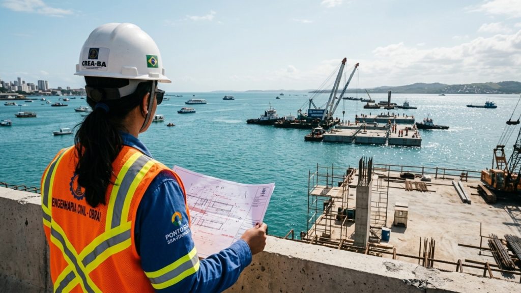 Como o embarque de 800 toneladas de equipamentos da China viabiliza a construção da Ponte Salvador-Itaparica