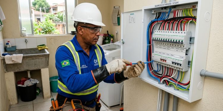 Os custos de mão de obra para refazer a instalação elétrica de uma residência pequena