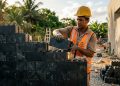 Tijolos de plástico reciclado que permitem construir casas em apenas cinco dias